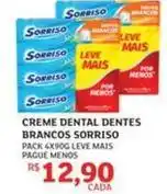 Assaí Atacadista Sorriso - creme dental dentes brancos oferta
