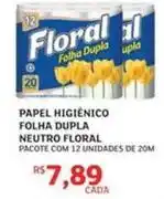 Assaí Atacadista Floral - papel higiênico folha dupla oferta
