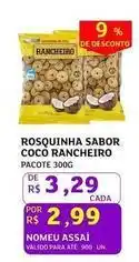 Assaí Atacadista Rancheiro - rosquinha sabor coco oferta