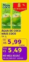 Assaí Atacadista Mais coco - água de coco oferta