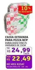 Assaí Atacadista Caixa oitavada para pizza rcp oferta