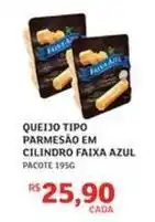 Assaí Atacadista Faixa azul - queijo tipo parmesao em cilindro oferta