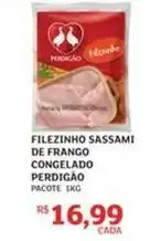 Assaí Atacadista Perdigão - filezinho sassami de frango congelado oferta