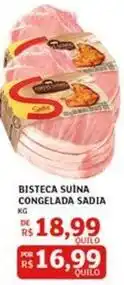 Assaí Atacadista Sadia - bisteca suina congelada oferta