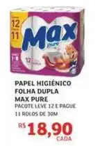 Assaí Atacadista Max - papel higiênico folha dupla pure oferta