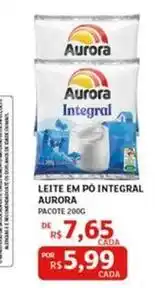 Assaí Atacadista Aurora - leite em po integral oferta