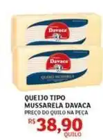 Assaí Atacadista Davaca - queijo tipo mussarela oferta