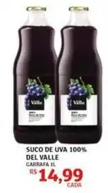 Assaí Atacadista Del valle - suco de uva 100% oferta