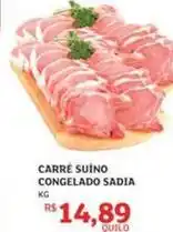 Assaí Atacadista Sadia - carré suino congelado oferta