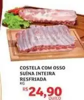 Assaí Atacadista Costela com osso suina inteira resfriada oferta