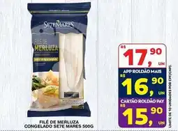 Roldão Filé de merluza congelado oferta