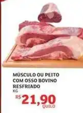 Assaí Atacadista Bovino - músculo ou peito com osso bovino resfriado oferta