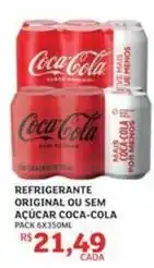 Assaí Atacadista Coca-cola - refrigerante original ou sem açúcar oferta