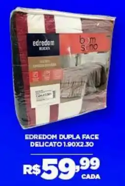 DB Supermercados edredom dupla face delicato oferta