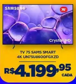 DB Supermercados tv 75 sams smart oferta