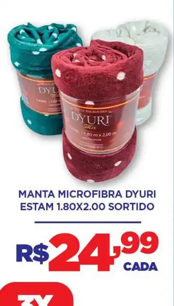 Manta microfibra dyuri