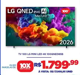 DB Supermercados tv 100 lg mini led 4k 100qned85b oferta