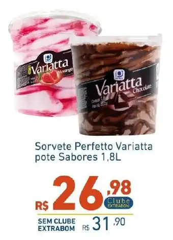 Sorvete Perfetto Variatta pote Sabores