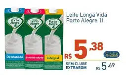Extrabom Supermercados Leite Longa Vida Porto Alegre 1l oferta