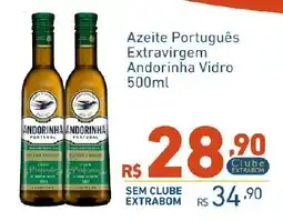 Extrabom Supermercados Azeite Português Extravirgem Andorinha Vidro oferta