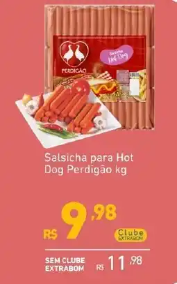Extrabom Supermercados Salsicha para Hot Dog Perdigão kg oferta