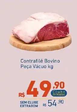 Extrabom Supermercados Contrafilé Bovino Peça Vácuo kg oferta