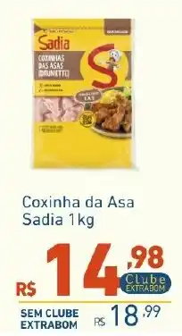 Extrabom Supermercados Coxinha da Asa Sadia oferta
