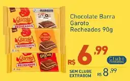 Extrabom Supermercados Chocolate barra garoto recheados oferta
