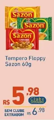 Extrabom Supermercados Tempero Floppy Sazon oferta