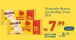 Extrabom Supermercados Chocolate Branco Garoto oferta