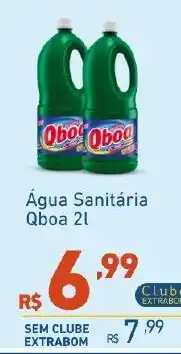 Extrabom Supermercados Água Sanitária Qboa 2l oferta