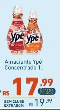 Extrabom Supermercados Amacianete Ypê Concentrado 1l oferta