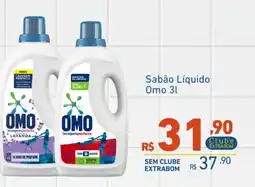 Extrabom Supermercados Sabão Líquido Omo 3l oferta