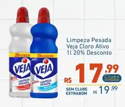 Extrabom Supermercados Limpeza pesada veja cloro ativo oferta