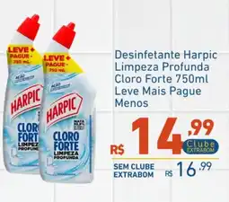 Extrabom Supermercados Desinfetante Harpic Limpeza Profunda Cloro Forte oferta