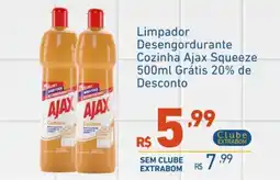 Extrabom Supermercados Limpador Desengordurante Cozinha Ajax Squeeze oferta