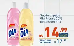 Extrabom Supermercados Sabão Líquido Ola Frasco 20% de Desconto 1l oferta