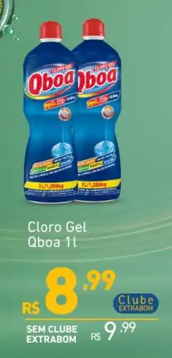 Extrabom Supermercados Cloro Gel Qboa 1l oferta