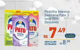 Extrabom Supermercados Pastilha Adesiva Sanitária Pato oferta