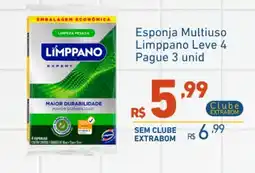 Extrabom Supermercados Esponja Multiuso Limppano Leve 4 oferta