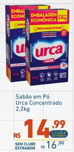 Extrabom Supermercados Sabão em Pó Urca Concentrado oferta