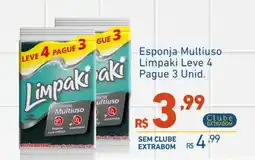 Extrabom Supermercados Esponja multiuso limpaki oferta