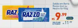 Extrabom Supermercados Sabão em barra razzo azul ou neutro oferta