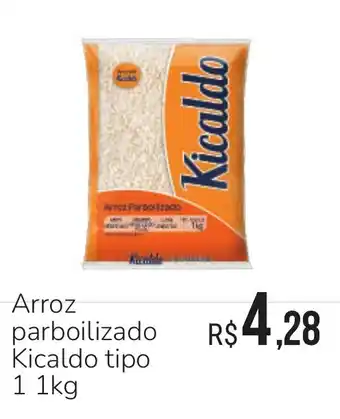Arroz parboilizado Kicaldo tipo