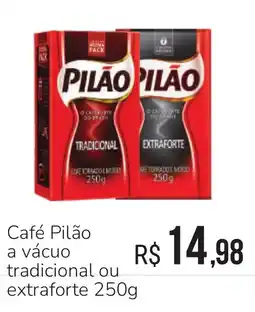 Hiperideal Supermercados Café Pilão a vácuo tradicional ou extraforte oferta