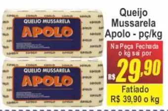 Queijo mussarela apolo