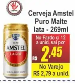 Serrano Supermercado Cerveja Amstel Puro Malte oferta