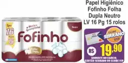Serrano Supermercado Papel Higiênico Fofinho Folha Dupla Neutro oferta