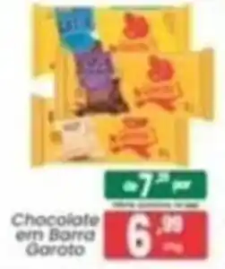 Primor Supermercado Chocolate em Barra Garoto oferta