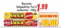 Serrano Supermercado Biscoito Salgadinho Tuc's (sabores) oferta